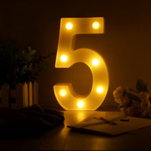 Load image into Gallery viewer, Luminous LED Letter Night Light Creative 26 English Alphabet Number Battery Lamp Romantic Wedding Party Decoration - Super Vip Store