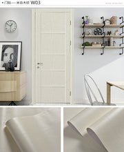 Load image into Gallery viewer, Wood Grain Door Sticker Waterproof Adhesive Wallpaper Wooden Door Renovation Cabinet Furniture Home Decor DIY Wall Mural Decals - Super Vip Store
