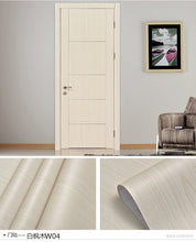 Load image into Gallery viewer, Wood Grain Door Sticker Waterproof Adhesive Wallpaper Wooden Door Renovation Cabinet Furniture Home Decor DIY Wall Mural Decals - Super Vip Store
