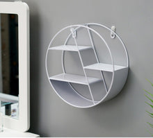 Load image into Gallery viewer, Nordic Style Metal Decorative Shelf round Hexagon storage holder rack Shelves Home wall Decoration Potted ornament holder rack - Super Vip Store
