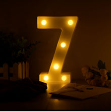 Load image into Gallery viewer, Luminous LED Letter Night Light Creative 26 English Alphabet Number Battery Lamp Romantic Wedding Party Decoration - Super Vip Store
