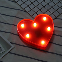 Load image into Gallery viewer, Luminous LED Letter Night Light Creative 26 English Alphabet Number Battery Lamp Romantic Wedding Party Decoration - Super Vip Store
